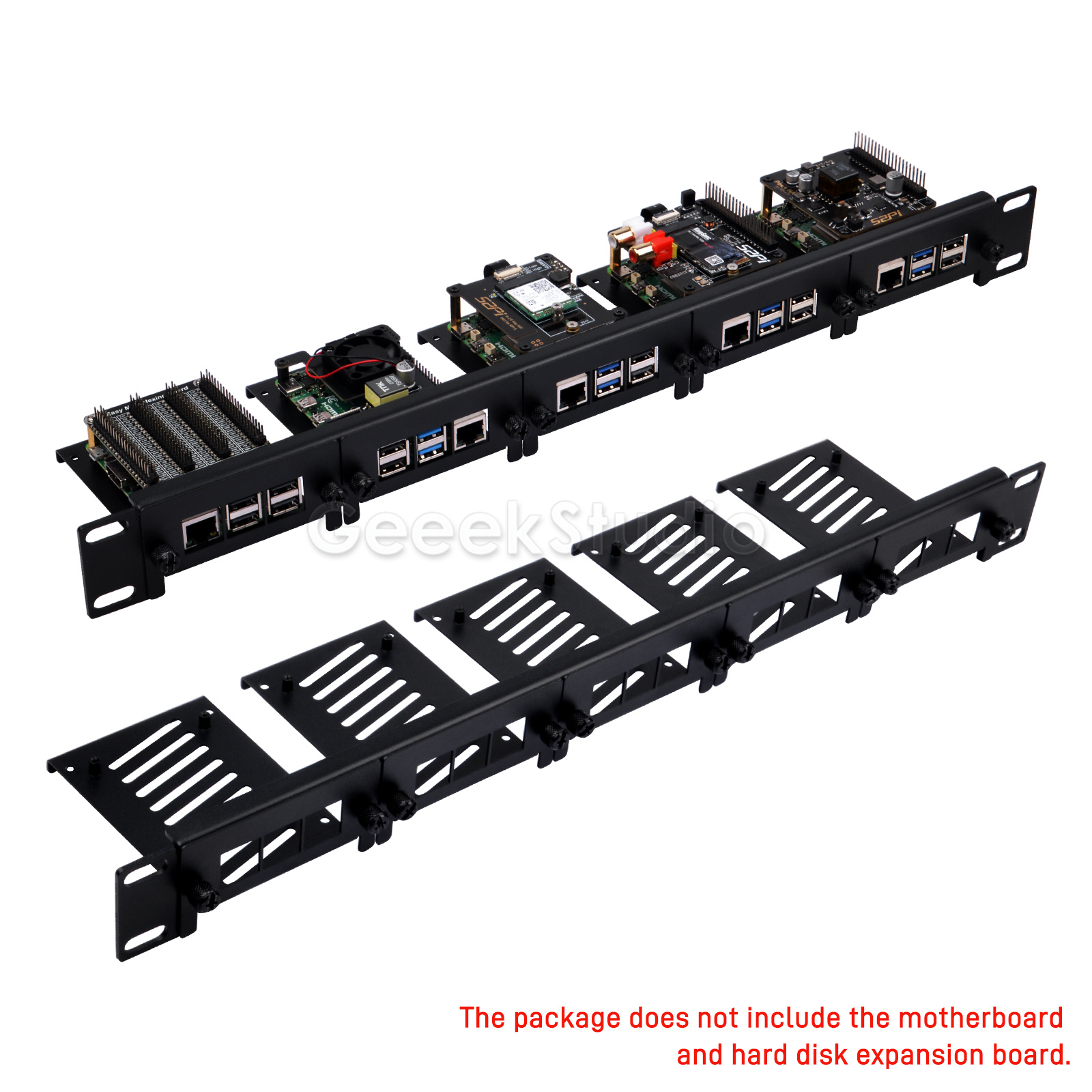 Soporte en rack 1U para Raspbe - Deskpi Super6C reseña y precio